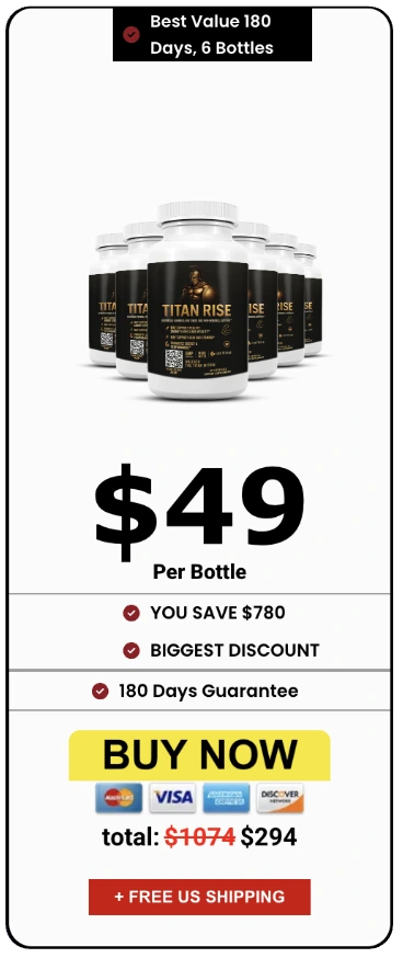 Titan Rise order six bottles