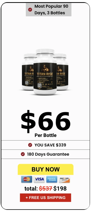 Titan Rise order three bottles